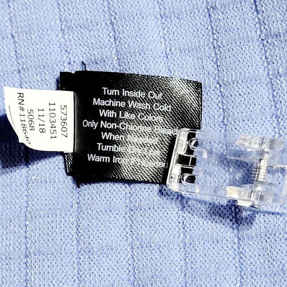 Lane Bryant Periwinkle Short Sleeve Cardigan (22/24) - Picture 7 of 9